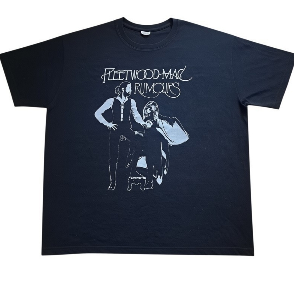 Fleetwood Mac 'Rumours' Graphic Tee - Black Unisex Size XL Music Streetwear - Picture 4 of 10
